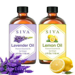 SIVA Lemon and Lavender Essential Oil - Combo Set Essential Oils