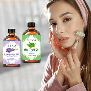 SIVA Lavender and Tea Tree Essential Oil - Combo Set Essential Oils