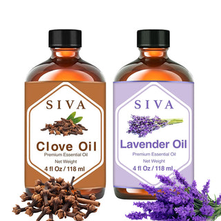 SIVA Clove Bud and Lavender Essential Oil - Combo Set Essential Oils
