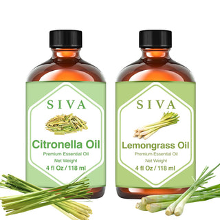 SIVA Citronella and Lemongrass Essential Oil - Combo Set Essential Oils