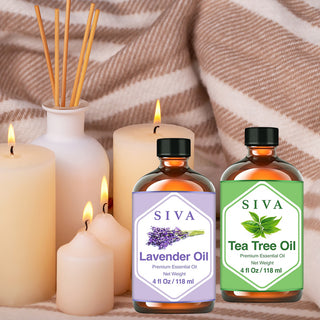 SIVA Lavender and Tea Tree Essential Oil - Combo Set Essential Oils