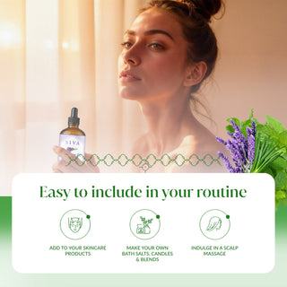 Siva Lavender, Peppermint and Lemongrass Essential Oil 4oz Bundle Super Saver Combo