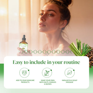 Siva Citronella, Lemongrass and Clove Bud Essential Oil 4oz Bundle Super Saver Combo