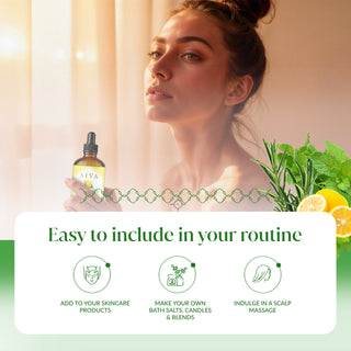 Siva Lemon, Peppermint and Rosemary Essential Oil 4oz Bundle Super Saver Combo