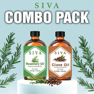 SIVA Rosemary and Clove Bud Essential Oil - Combo Set Essential Oils