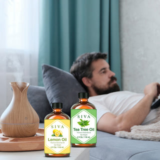 SIVA Tea Tree and Lemon Essential Oil - Combo Set Essential Oils