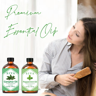 SIVA Camphor and Peppermint Essential Oil - Combo Set Essential Oils
