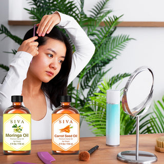 SIVA Moringa and Carrot Seed Carrier Oil - Combo Set Carrier Oils