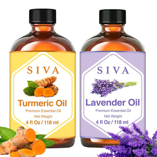 SIVA Turmeric and Lavender Essential Oil - Combo Set Essential Oils
