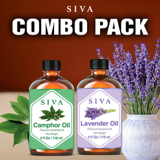 SIVA Camphor and Lavender Essential Oil - Combo Set Essential Oils