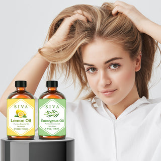 SIVA Lemon and Eucalyptus Essential Oil - Combo Set Essential Oils