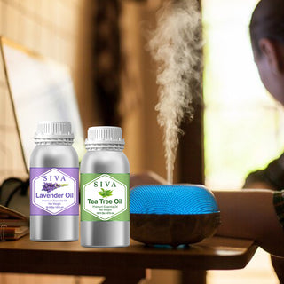 SIVA Lavender and Tea Tree Essential Oil - Combo Set Essential Oils