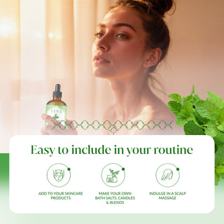 Siva Peppermint Essential Oil and Lemon Essential Oil 4oz Bundle Super Saver Combo