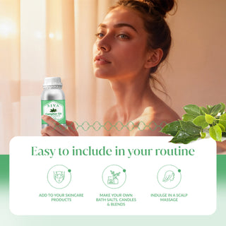 Siva Camphor, Peppermint and Lavender Essential Oil 16oz Bundle Super Saver Combo