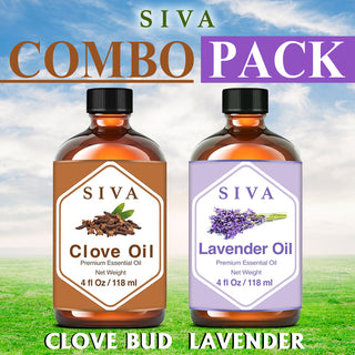 SIVA Clove Bud and Lavender Essential Oil - Combo Set Essential Oils