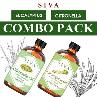 SIVA Citronella and Lemongrass Essential Oil - Combo Set Essential Oils