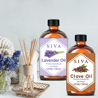 SIVA Clove Bud and Lavender Essential Oil - Combo Set Essential Oils