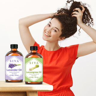 SIVA Lemongrass and Lavender Essential Oil - Combo Set Essential Oils