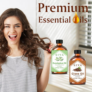 SIVA Clove Bud and Eucalyptus Essential Oil - Combo Set Essential Oils