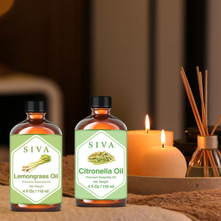 SIVA Citronella and Lemongrass Essential Oil - Combo Set Essential Oils