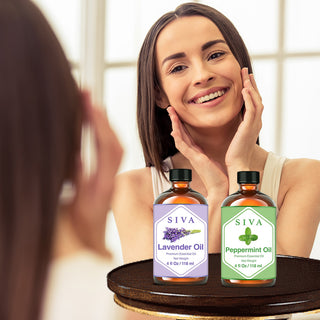 SIVA Peppermint and Lavender Essential Oil - Combo Set Essential Oils
