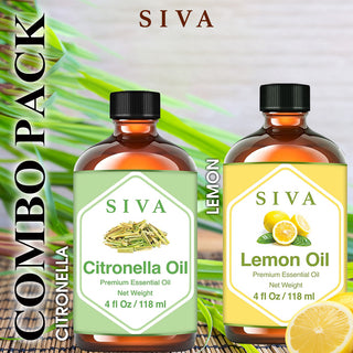 SIVA Citronella and Lemon Essential Oil - Combo Set Essential Oils