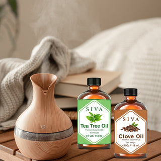 SIVA Clove Bud and Tea Tree Essential Oil - Combo Set Essential Oils