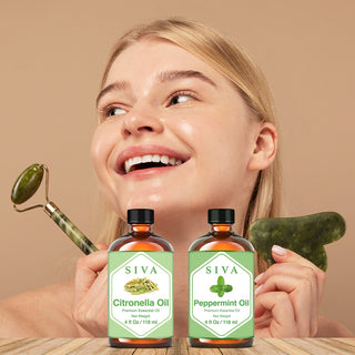 SIVA Citronella and Peppermint Essential Oil - Combo Set Essential Oils