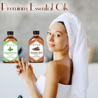 SIVA Clove Bud and Peppermint Essential Oil - Combo Set Essential Oils