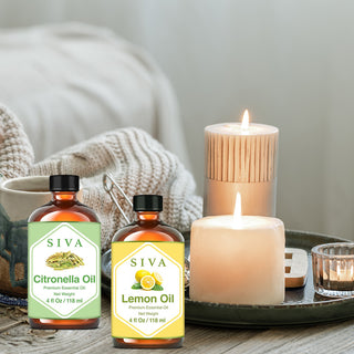 SIVA Citronella and Lemon Essential Oil - Combo Set Essential Oils