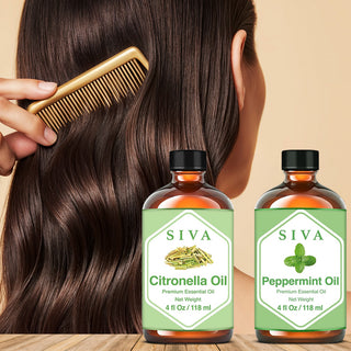 SIVA Citronella and Peppermint Essential Oil - Combo Set Essential Oils