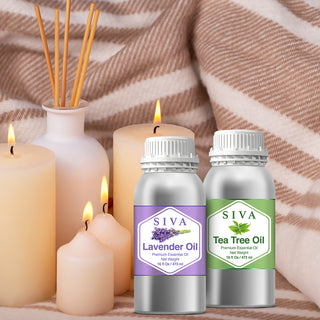 SIVA Lavender and Tea Tree Essential Oil - Combo Set Essential Oils