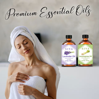 SIVA Lemongrass and Lavender Essential Oil - Combo Set Essential Oils