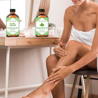 SIVA Peppermint and Eucalyptus Essential Oil - Combo Set Essential Oils